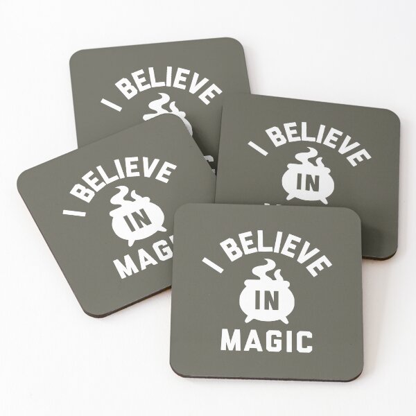 Item preview, I Believe in Magic Funny Magical Fantasy Halloween Witchy Quote #6 designed and sold by SalahBlt.