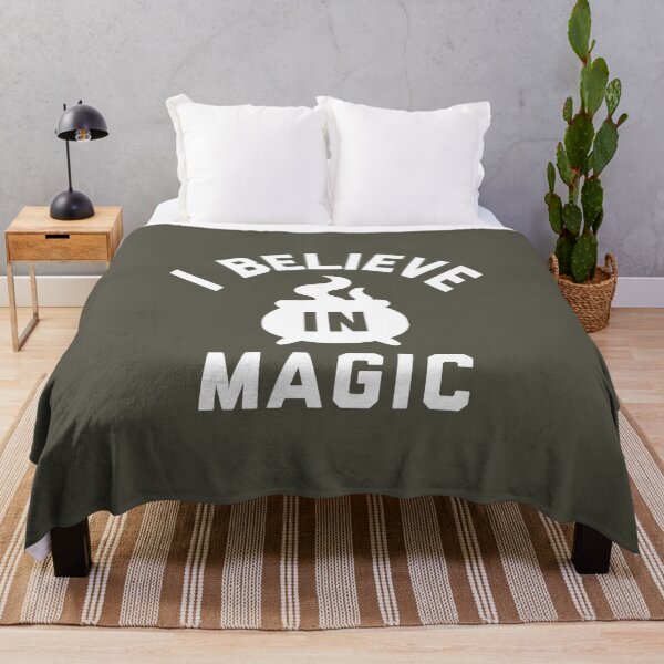 Item preview, I Believe in Magic Funny Magical Fantasy Halloween Witchy Quote #6 designed and sold by SalahBlt.