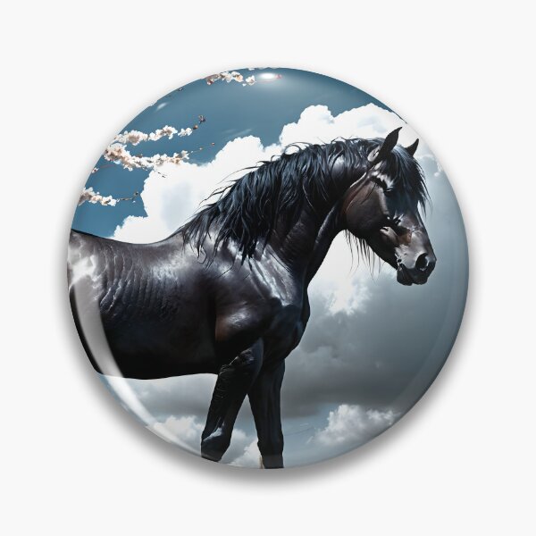 Item preview, But the big black horse said, "Look this way" - He said, "Hey lady, will you marry me?" 26 designed and sold by deep-sea-birds.