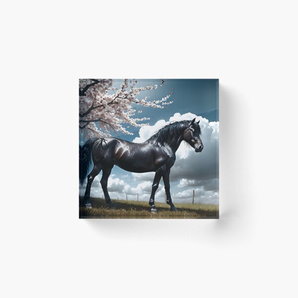 Item preview, But the big black horse said, "Look this way" - He said, "Hey lady, will you marry me?" 26 designed and sold by deep-sea-birds.