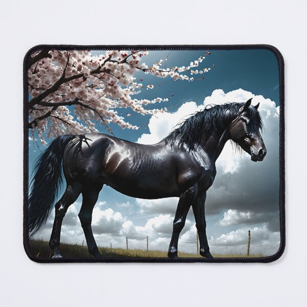Item preview, But the big black horse said, "Look this way" - He said, "Hey lady, will you marry me?" 26 designed and sold by deep-sea-birds.