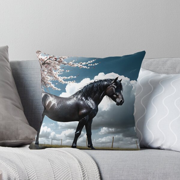 Item preview, But the big black horse said, "Look this way" - He said, "Hey lady, will you marry me?" 26 designed and sold by deep-sea-birds.