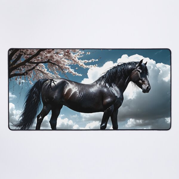Item preview, But the big black horse said, "Look this way" - He said, "Hey lady, will you marry me?" 26 designed and sold by deep-sea-birds.