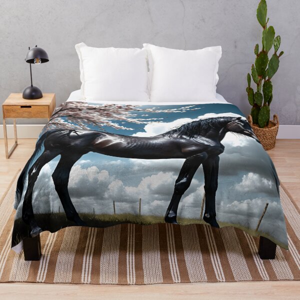 Item preview, But the big black horse said, "Look this way" - He said, "Hey lady, will you marry me?" 26 designed and sold by deep-sea-birds.