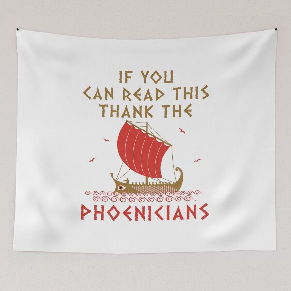 Item preview, If You Can Read This Thank the Phoenicians designed and sold by jaygo.