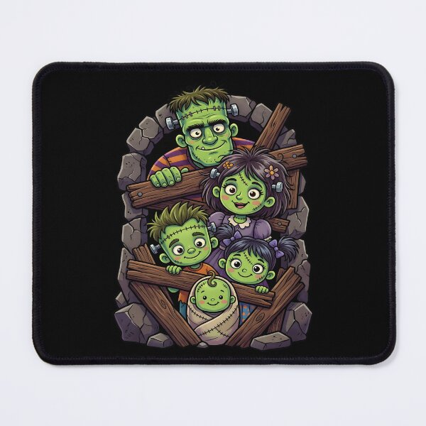 Item preview, Creepy Cute Frankenstein Family Halloween designed and sold by AvivaCreative.