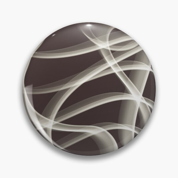 Item preview, Abstract White Smoke Swirls on Dark Brown designed and sold by CaramelCo.