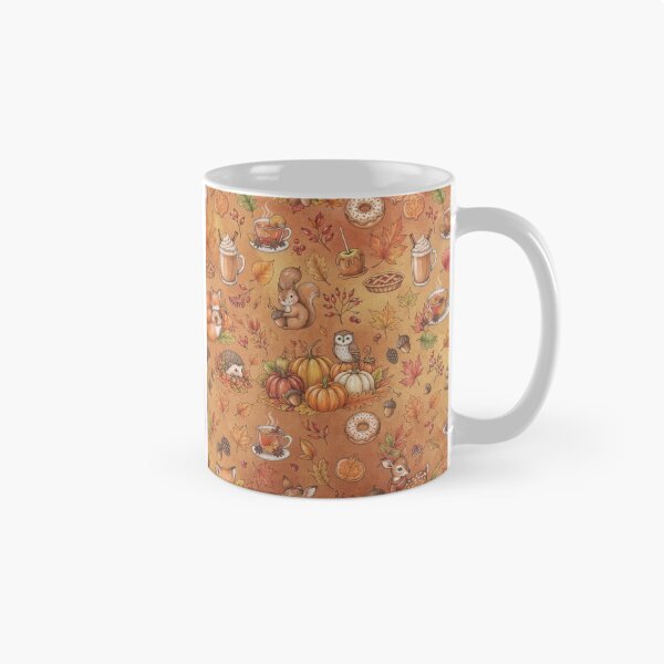Item preview, Autumn Fall Animals and Fall Food, Fall leaves Pattern / Aesthetic / Thanksgiving Best Selling / Fall Decors / Decorations/ Pillow Cases, Blankets , Socks Phone Case Mug designed and sold by TeenLake.