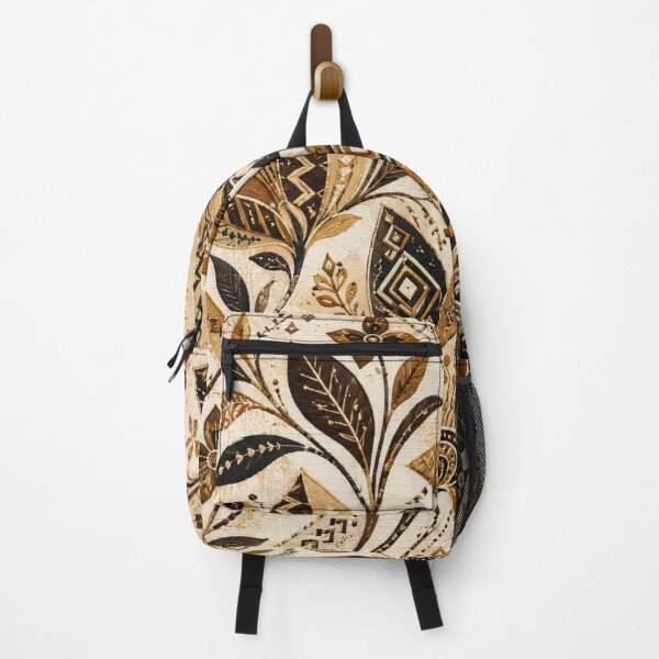 Item preview, Kuba Shoowa Folk Flowers – Raffia Geometric Floral Pattern designed and sold by MarekoraStudio.