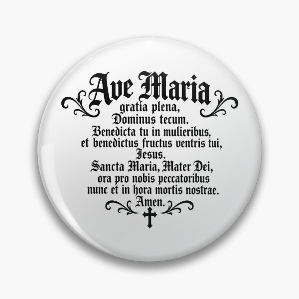 Item preview, Ave Maria Prayer – Classic Catholic Design designed and sold by Legacy Apparel Co..