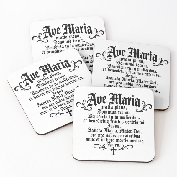 Item preview, Ave Maria Prayer – Classic Catholic Design designed and sold by Legacy Apparel Co..