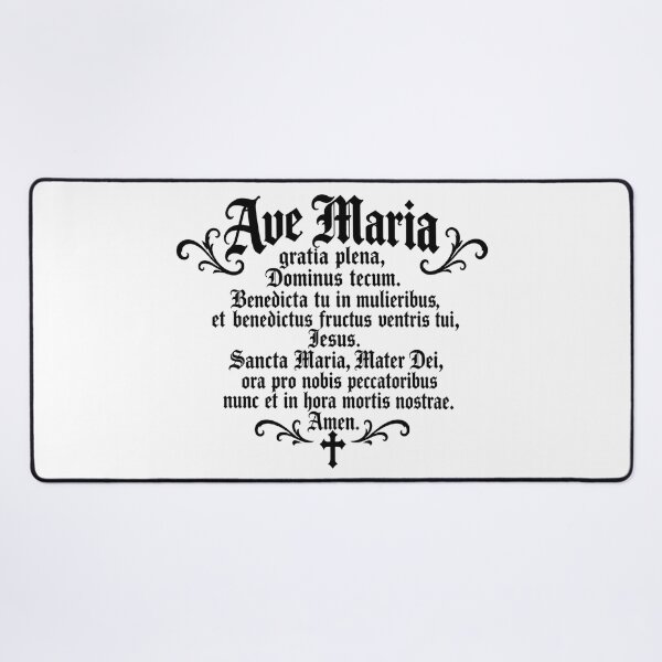 Item preview, Ave Maria Prayer – Classic Catholic Design designed and sold by Legacy Apparel Co..