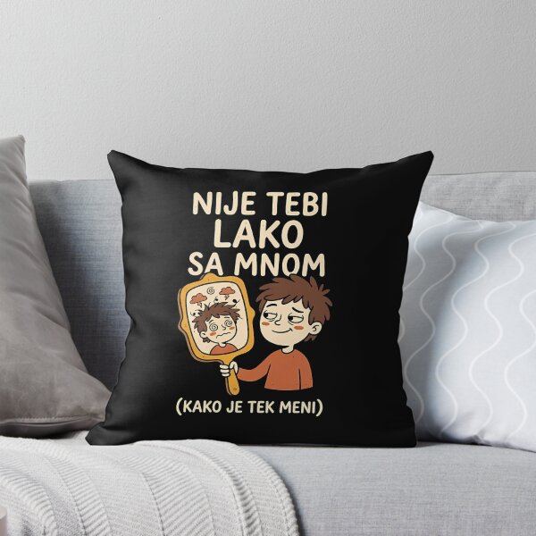 Item preview, Srpske Majice Nije Tebi Lako Sa Mnom Cartoon designed and sold by OwenFuhrman.