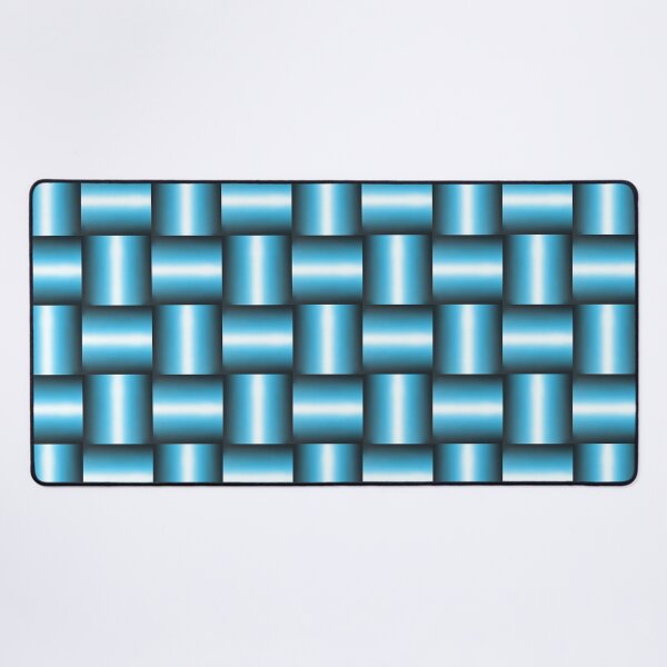 Item preview, Blue and Black Seamless Pattern – Hand Drawn Geometric Check Pattern – Modern Abstract Textile & Fabric Design designed and sold by martinspixs.