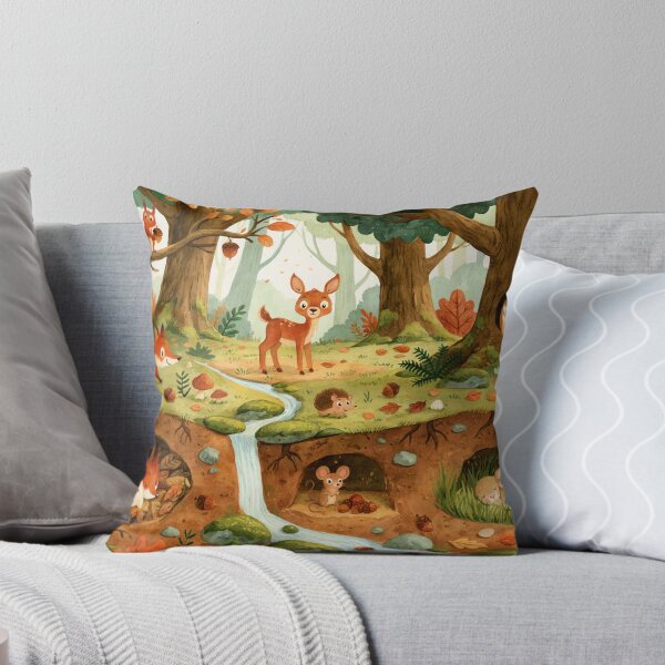 Item preview, Woodland Friends Secret Life in the Enchanted Autumn Forest designed and sold by UtArt.