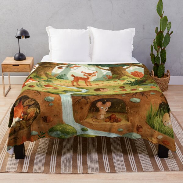 Item preview, Woodland Friends Secret Life in the Enchanted Autumn Forest designed and sold by UtArt.