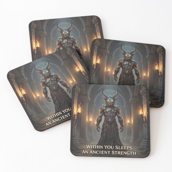 Item preview, Within You Sleeps an Ancient Strength Warrior designed and sold by yosmosverse .