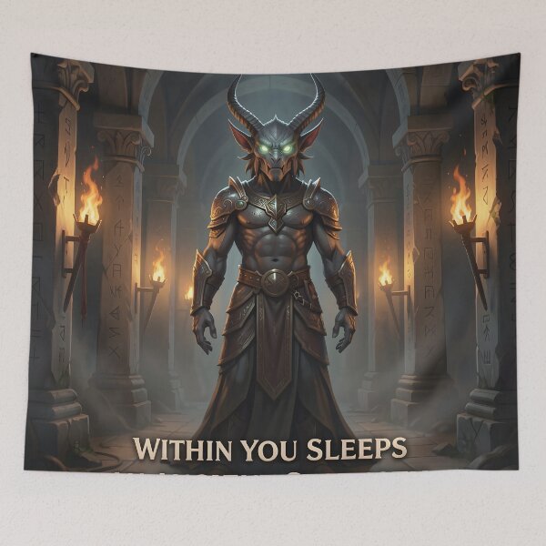 Item preview, Within You Sleeps an Ancient Strength Warrior designed and sold by yosmosverse .