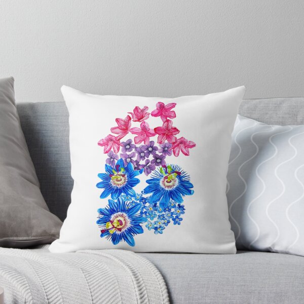 Item preview, Floral - Bisexual Pride designed and sold by Aspen Workman.