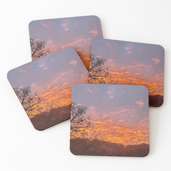 Item preview, Vibrant sunrise clouds designed and sold by 3blueroses.
