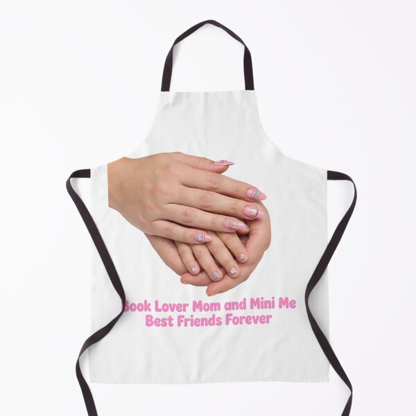 Item preview, Book Lover Mom and Mini Me Best Friends Forever Pink Bow Book Nails designed and sold by HoMya.