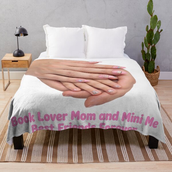 Item preview, Book Lover Mom and Mini Me Best Friends Forever Pink Bow Book Nails designed and sold by HoMya.
