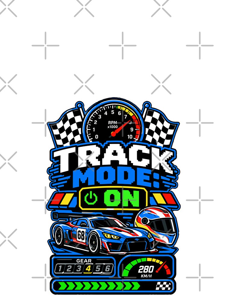 Thumbnail 4 of 4, iPhone Case, Track Mode On Racing designed and sold by RAS-77.
