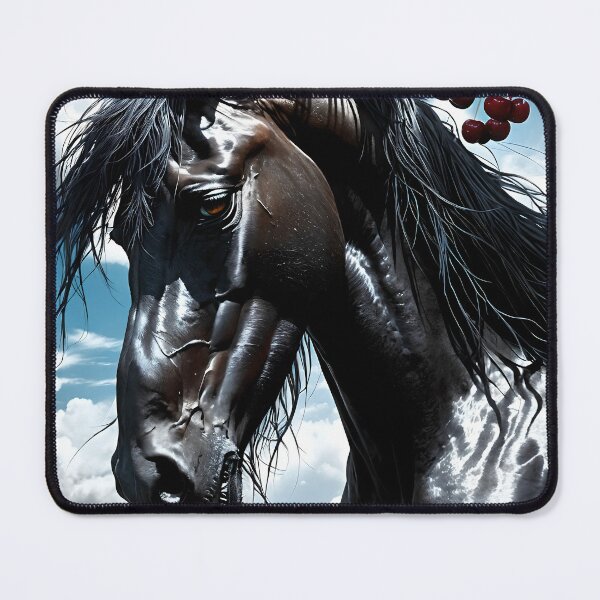 Item preview, But the big black horse said, "Look this way" - He said, "Hey lady, will you marry me?" 27 designed and sold by deep-sea-birds.