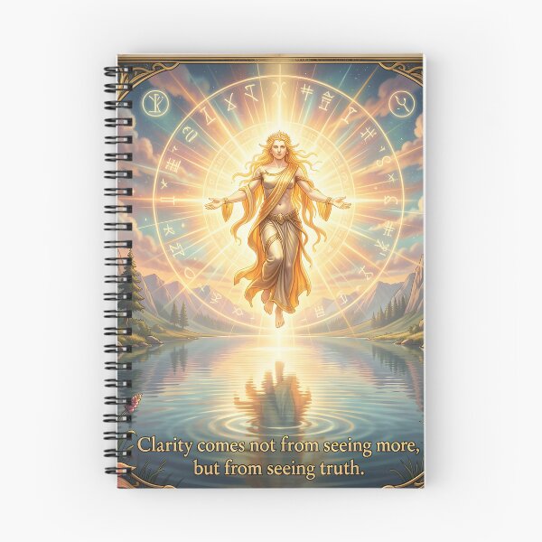 Item preview, Clarity Comes From Seeing Truth Celestial Art designed and sold by yosmosverse .