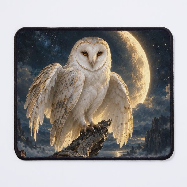 Item preview, The Moonkeeper – Celestial Barn Owl designed and sold by Kimberly Palmer.