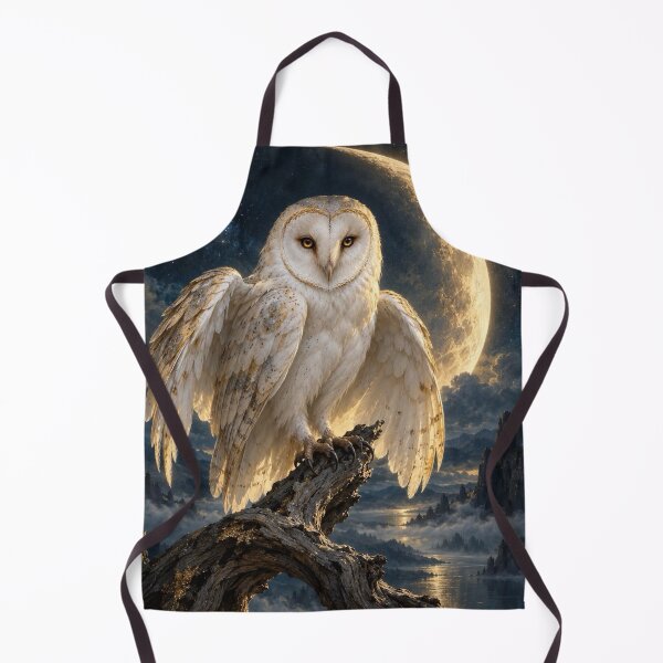Item preview, The Moonkeeper – Celestial Barn Owl designed and sold by Kimberly Palmer.