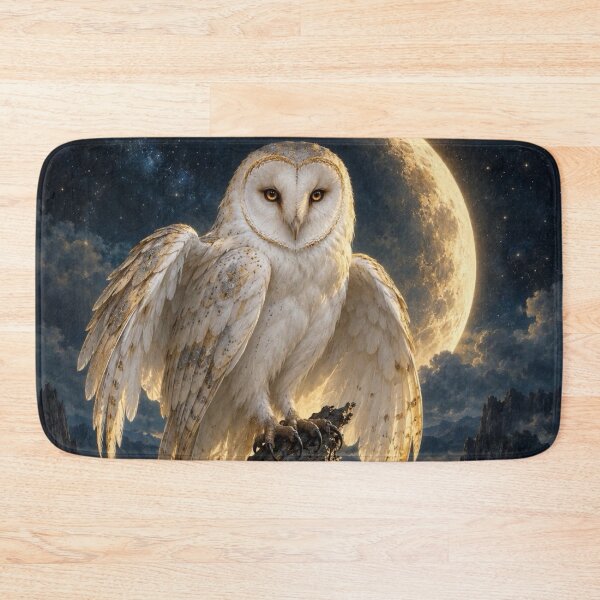 Item preview, The Moonkeeper – Celestial Barn Owl designed and sold by Kimberly Palmer.