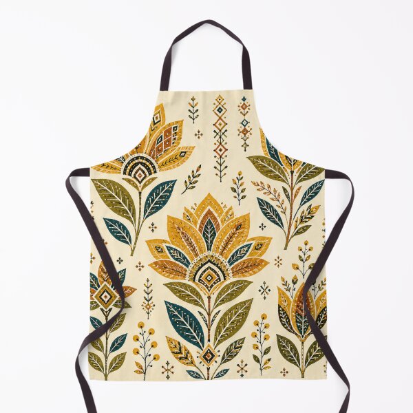 Item preview, Habesha Folk Flowers – Ethiopian Tibeb Floral Pattern designed and sold by MarekoraStudio.