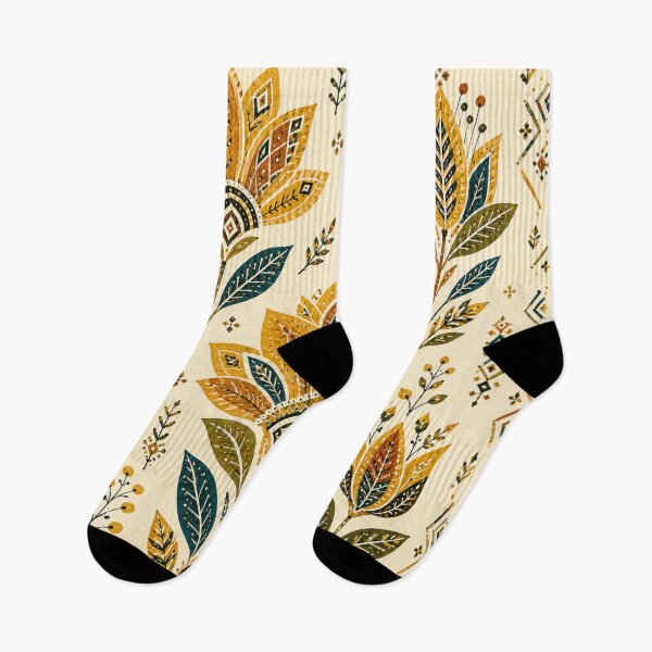 Item preview, Habesha Folk Flowers – Ethiopian Tibeb Floral Pattern designed and sold by MarekoraStudio.