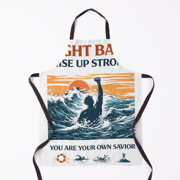 Item preview, Fight Back Rise Up Strong Ocean Poster designed and sold by Matinez Pink.