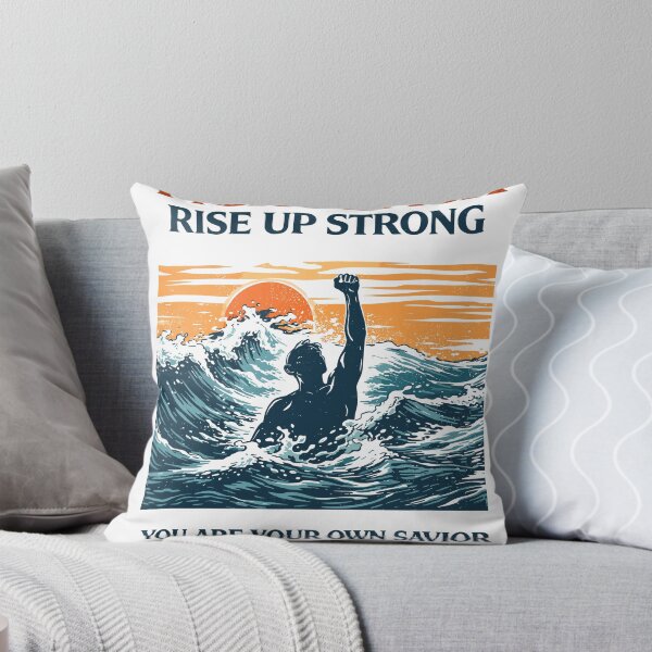 Item preview, Fight Back Rise Up Strong Ocean Poster designed and sold by Matinez Pink.