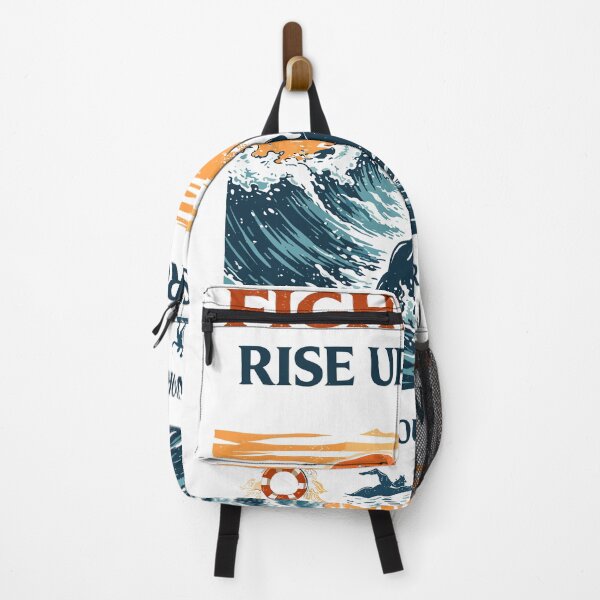 Item preview, Fight Back Rise Up Strong Ocean Poster designed and sold by Matinez Pink.