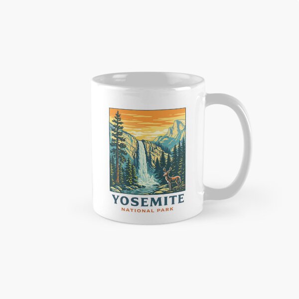 Item preview, Yosemite National Park Waterfall Poster designed and sold by Matinez Pink.