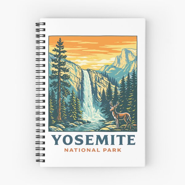Item preview, Yosemite National Park Waterfall Poster designed and sold by Matinez Pink.
