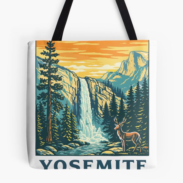 Item preview, Yosemite National Park Waterfall Poster designed and sold by Matinez Pink.