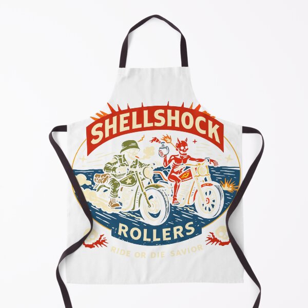 Item preview, Shellshock Rollers Skeleton Biker Poster designed and sold by Matinez Pink.
