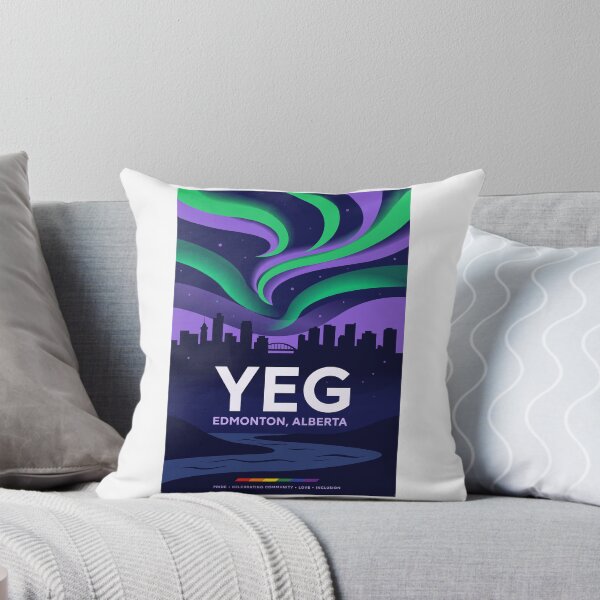 Item preview, YEG Edmonton Alberta Northern Lights designed and sold by Sentient Cyborg Solutions.