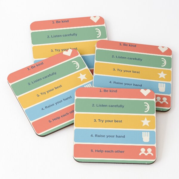 Item preview, Classroom Rules Learning Chart designed and sold by Carnival Posters.