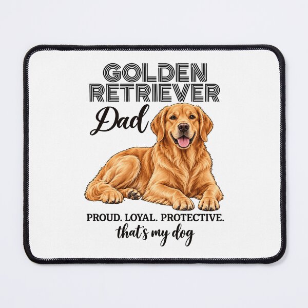 Artikelvorschau, Golden Retriever Dad Proud Loyal Dog Dad entworfen und verkauft von Loona97.