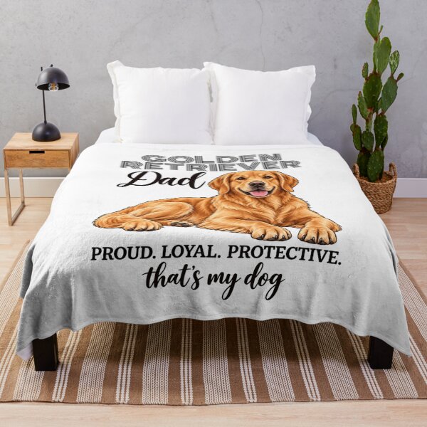 Artikelvorschau, Golden Retriever Dad Proud Loyal Dog Dad entworfen und verkauft von Loona97.