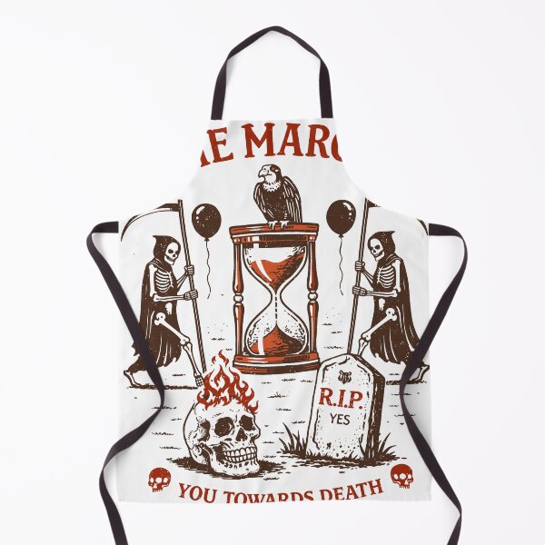Item preview, Time Marches You Towards Death Poster designed and sold by Matinez Pink.
