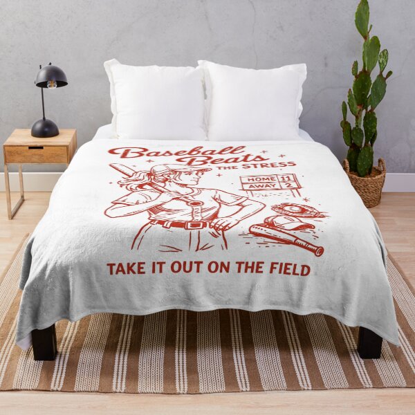 Item preview, Baseball Beats The Stress Poster designed and sold by Matinez Pink.