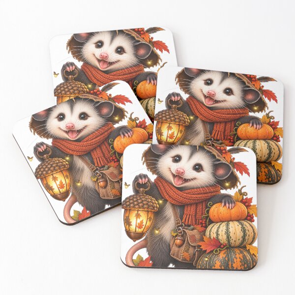 Item preview, Cute Halloween Opossum Autumn Pumpkin designed and sold by RAYOUS.