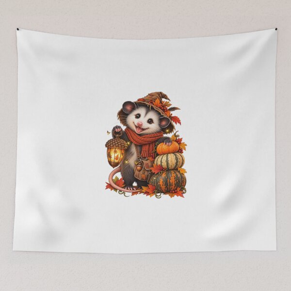 Item preview, Cute Halloween Opossum Autumn Pumpkin designed and sold by RAYOUS.
