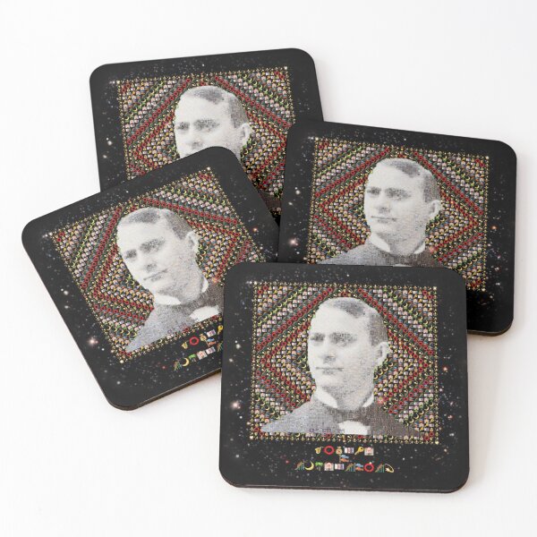 Item preview, Joseph F. Rutherford Emoji Mosaic Portrait – Jehovah’s Witnesses History Art designed and sold by Emoji Emblems.